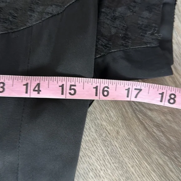 Jackie Morgan dress and coat Vintage size 2 black brocade lined Dresses